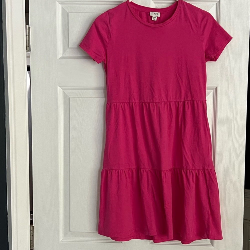 J crew tiered mini dress